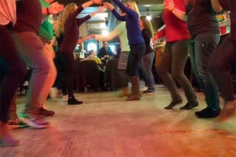 Wednesday night ceili dancing
